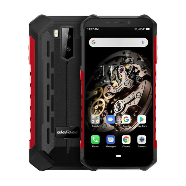 Смаpтфон Ulefone Armor X5 3/32GB Red (6937748733256)