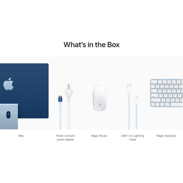 Apple iMac 24 M3 2023 Blue (Z1970001X) - купить в интернет-магазине AppleStore