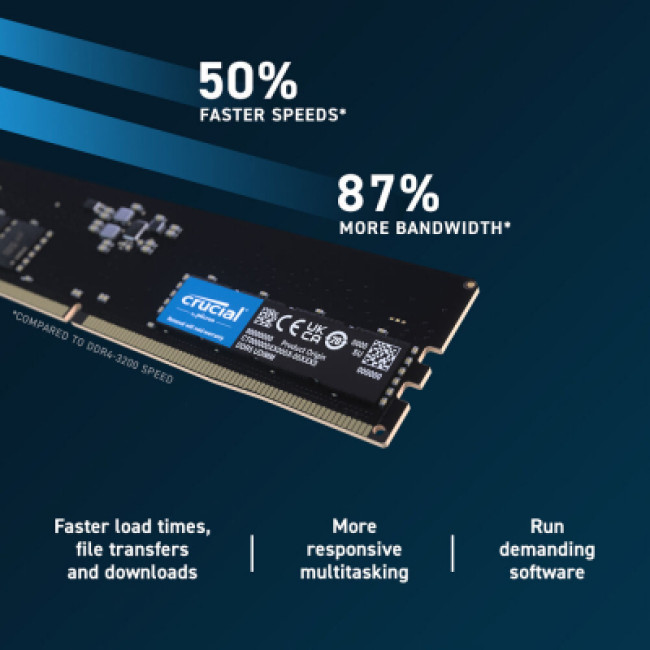 Micron DDR5 32GB 4800 MHz (CT32G48C40U5)