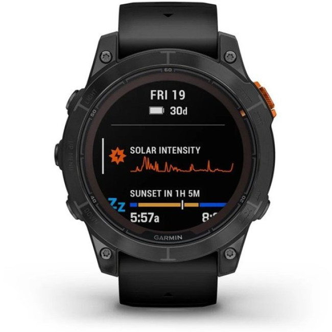 Garmin Fenix 7 Pro Solar Slate Gray w. Black Band (010-02777-00/01)