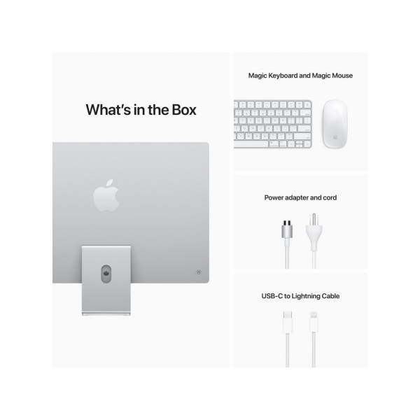 Apple iMac 24 M1 Silver 2021 (Z13K000UN)
