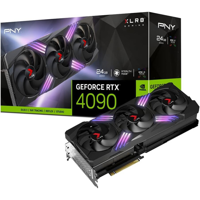 PNY Geforce RTX 4090 24 GB XLR8 Gaming VERTO EPIC-X RGB (VCG409024TFXXPB)