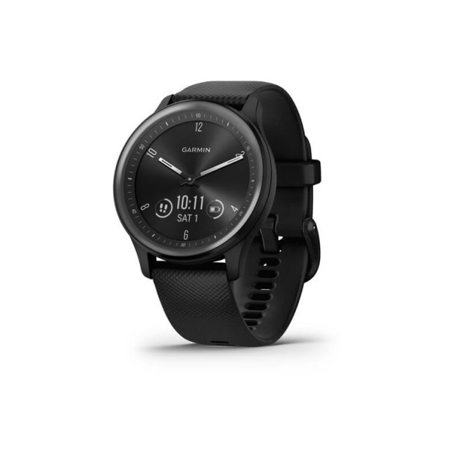 Garmin Vivomove Sport Black Case and S. Band w. Slate Accents (010-02566-00)