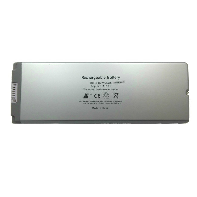 Аккумулятор PowerPlant для ноутбуков APPLE MacBook 13" White (A1185) 10.8V 5200mAh