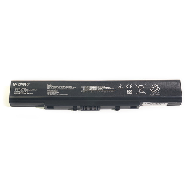 Аккумулятор PowerPlant для ноутбуков ASUS U31 (A32-U31, ASU31ELH) 14.8V 5200mAh