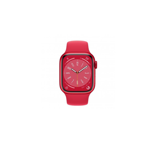 Apple Watch Series 8 GPS + Cellular 41mm PRODUCT RED Aluminum Case w. PRODUCT RED S. Band (MNJ23)