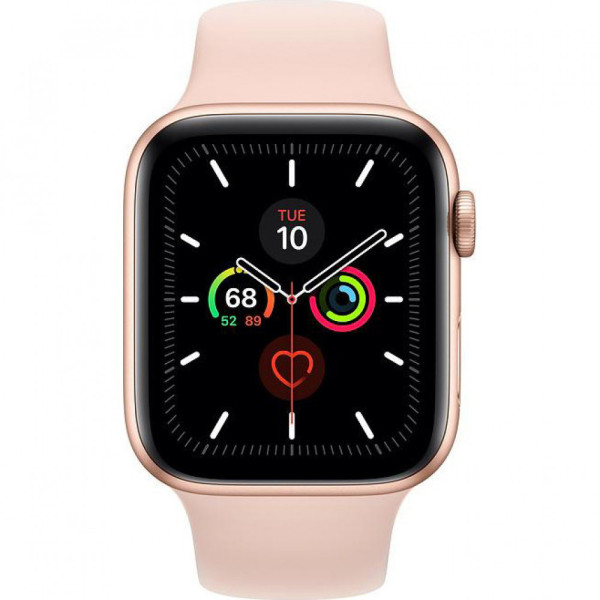 Apple Watch Series 5 LTE 44мм Gold Aluminum w. Pink Sand b.- Gold Aluminum (MWW02)