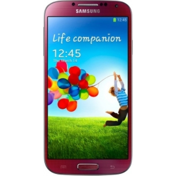 Смартфон Samsung I9500 Galaxy S4 (Aurora Red)