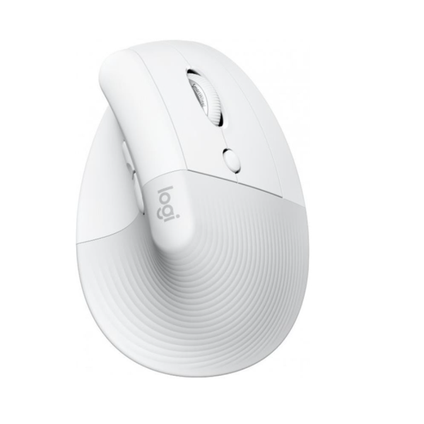 Logitech Lift for Mac Vertical Ergonomic Mouse Off White (910-006477)