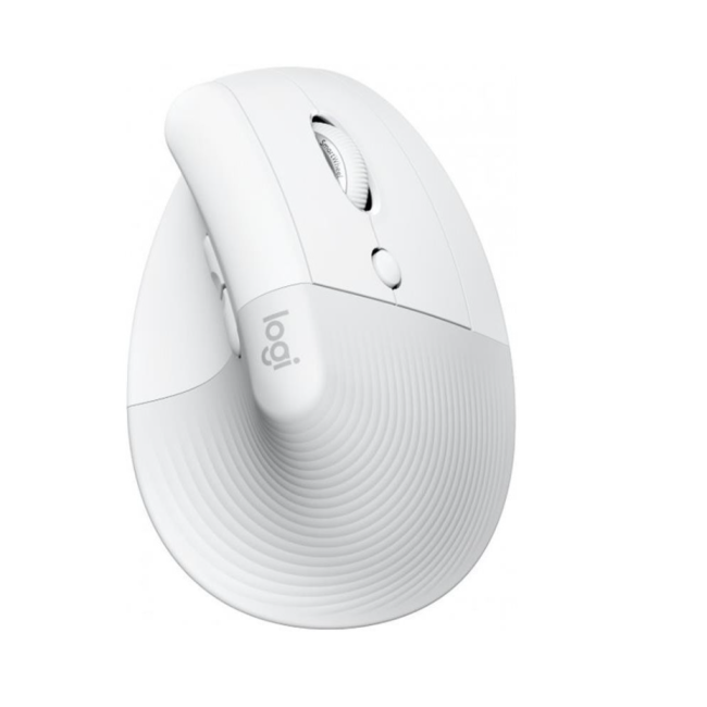 Мышь Logitech Lift for Mac Vertical Ergonomic Mouse Off White (910-006477)