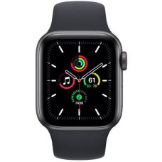 Apple Watch SE GPS + Cellular 40mm Space Gray Aluminum Case with Midnight Sport Band (MKQQ3)