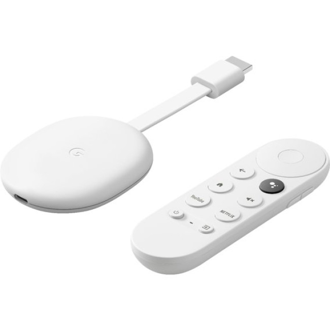 Google Chromecast 4K with Google TV Snow (GA01919)