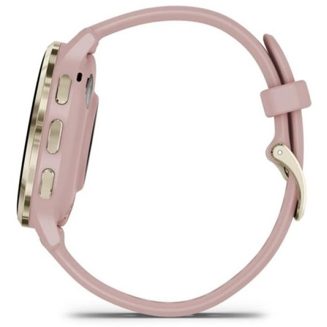 Garmin Venu 3S Soft Gold S. Steel Bezel w. Dust Rose Case and S. Band (010-02785-03)