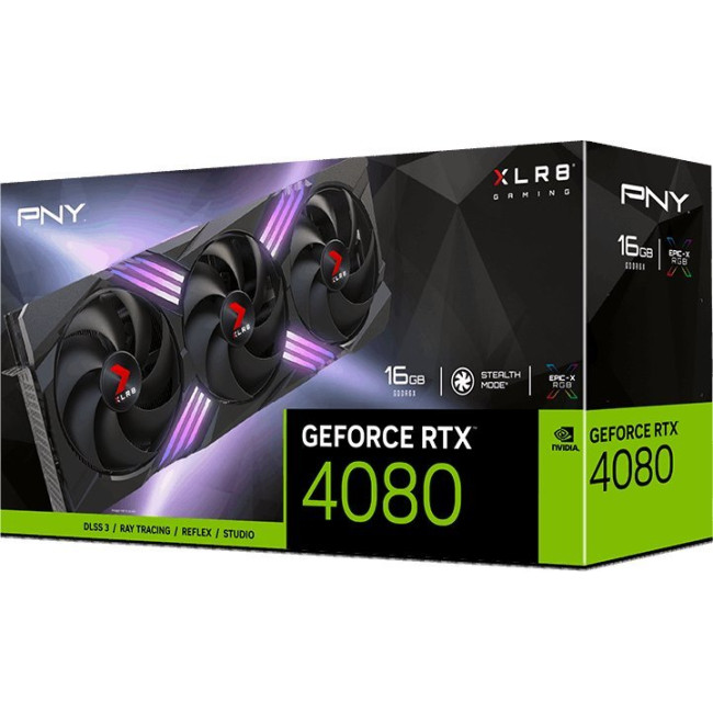 PNY GeForce RTX 4080 XLR8 Gaming Verto Epic-X RGB 16GB GDDR6X (VCG408016TFXXPB1)