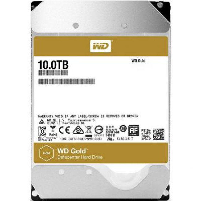 Жесткий диск WD Gold Enterprise Class 10 TB (WD102KRYZ)