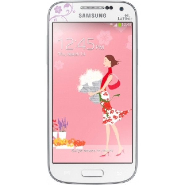 Смартфон Samsung I9192 Galaxy S4 Mini Duos (White La Fleur)