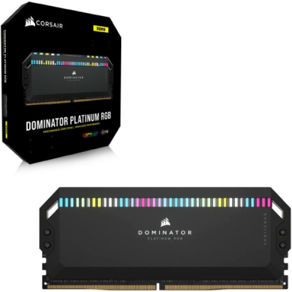 Corsair 64 GB (2x32GB) DDR5 6400 MHz DOMINATOR PLATINUM RGB (CMT64GX5M2B6400C32)
