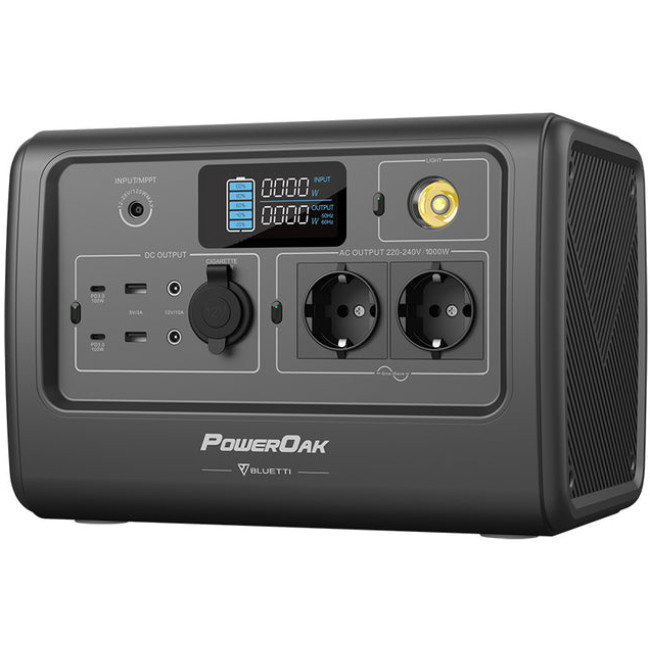 Зарядная станция Bluetti PowerOak EB70 Portable Power Station 1000W 716Wh (PB930692)