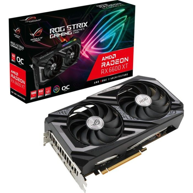 Asus ROG Radeon RX 6600 XT STRIX OC 8192MB (ROG-STRIX-RX6600XT-O8G-GAMING)