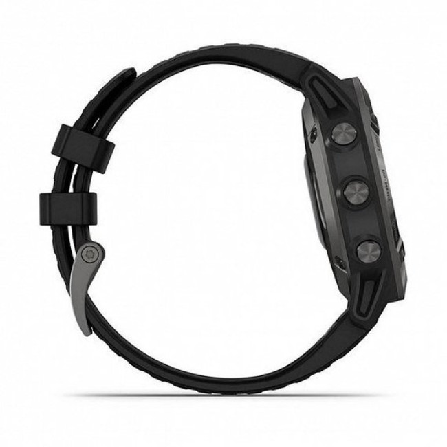 Garmin Fenix 6 Sapphire Сarbon Grey DLC with Black Band (010-02158-10/11) 010-02158-11