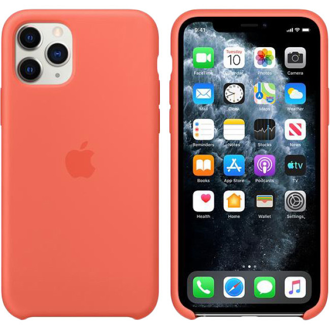 Силиконовый чехол для Apple iPhone 11 Pro - Clementine/Orange (MWYQ2)