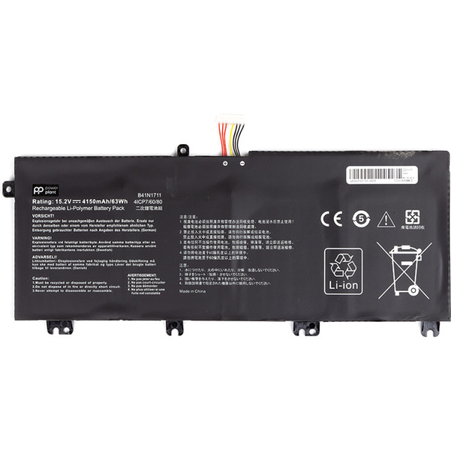 Аккумулятор PowerPlant для ноутбуков ASUS ROG Strix GL503VM (B41N1711) 15.2V 4150mAh