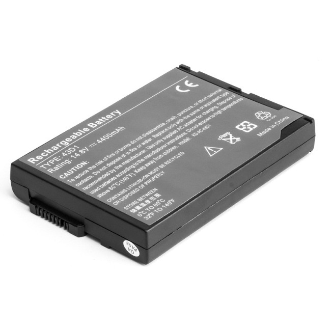 Аккумулятор PowerPlant для ноутбуков ACER TravelMate BTP-43D1 (BTP-43D1, AC-43D1-8) 14.8V 4400mAh