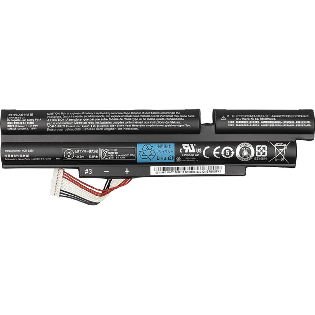 Аккумулятор PowerPlant для ноутбуков ACER Aspire TimelineX 3830T (3ICR19/B6) 10.8V 4400mAh