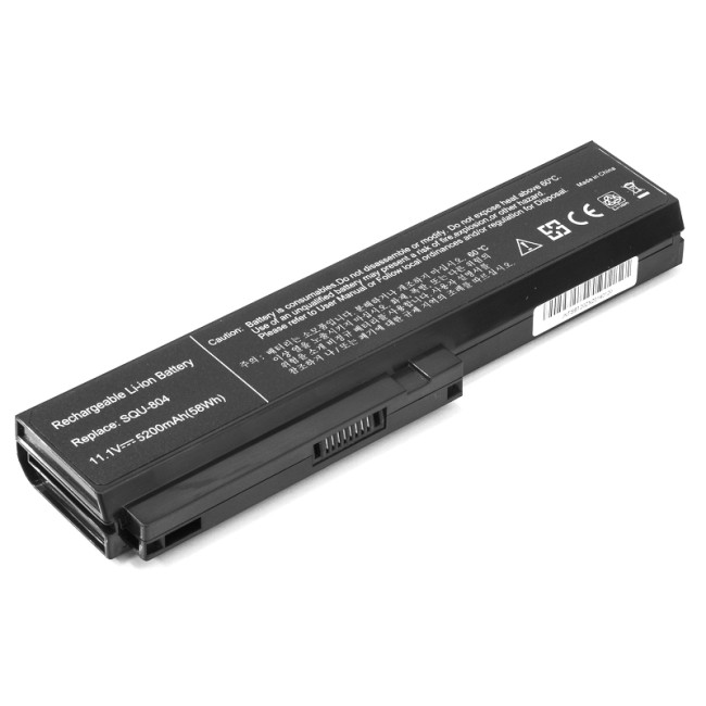 Аккумулятор PowerPlant для ноутбуков CASPER TW8 Series (SQU-804, UN8040LH) 11.1V 5200mAh