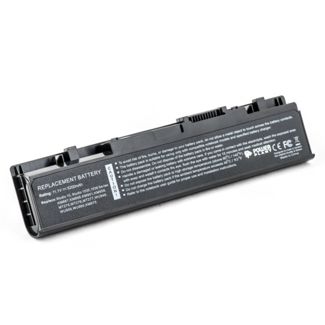 Аккумулятор PowerPlant для ноутбуков DELL Studio 1535 (WU946, DE 1537 3S2P) 11.1V 5200mAh