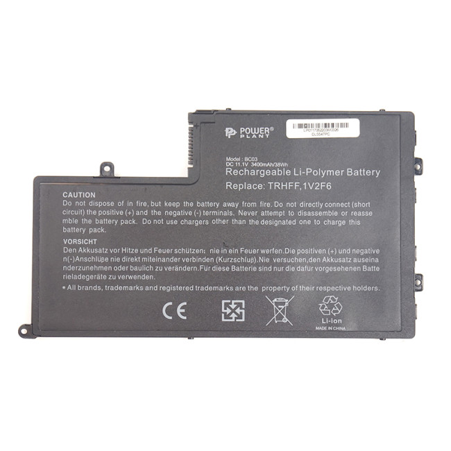 Аккумулятор PowerPlant для ноутбуков DELL Inspiron 15-5547 Series (TRHFF, DL5547PC) 11.1V 3400mAh