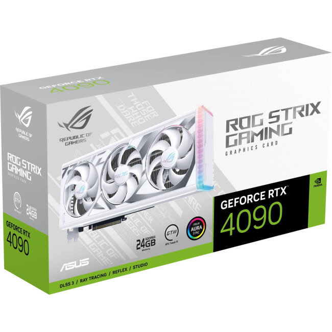 Asus GeForce RTX 4090 ROG Strix 24GB GDDR6X White Edition (ROG-STRIX-RTX4090-24G-WHITE)