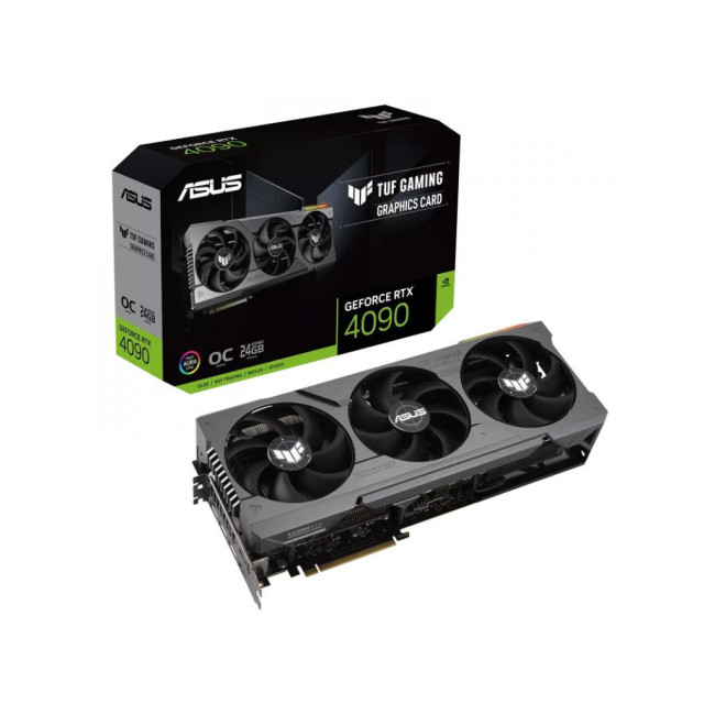 Видеокарта ASUS GeForce RTX4090 24GB TUF OC GAMING (TUF-RTX4090-O24G-GAMING)