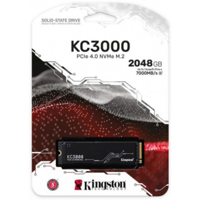 SSD накопитель Kingston KC3000 2048 GB (SKC3000D/2048G)