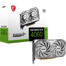 MSI GeForce RTX4060 8Gb VENTUS 2X WHITE OC (RTX 4060 VENTUS 2X WHITE 8G OC)