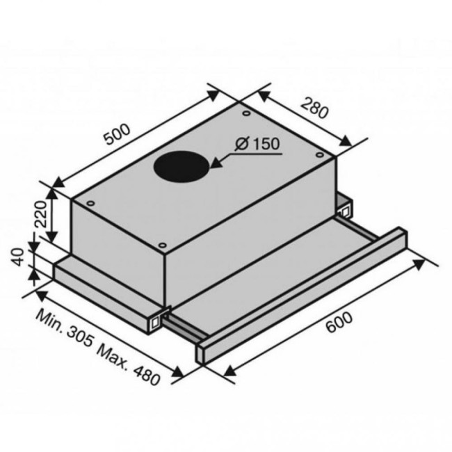 Ventolux GARDA 60 CREMA (1300) SMD LED