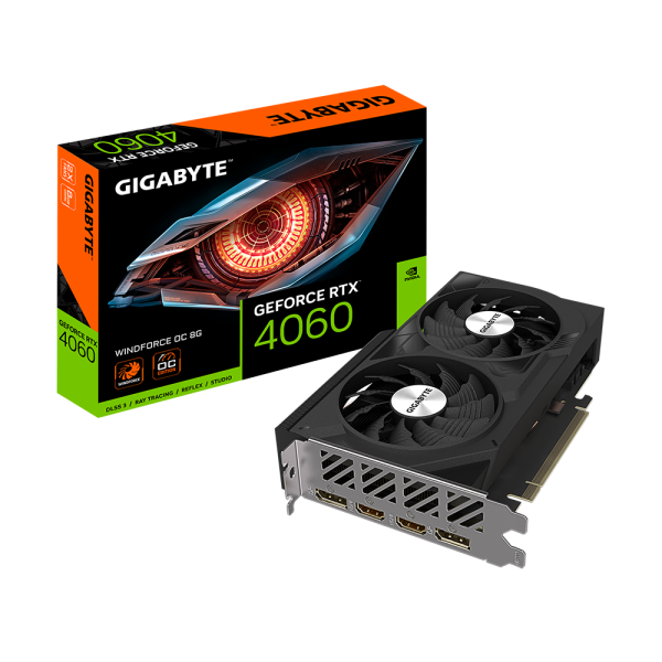 Gigabyte GeForce RTX 4060 8Gb WINDFORCE OC (GV-N4060WF2OC-8GD): обзор и характеристики