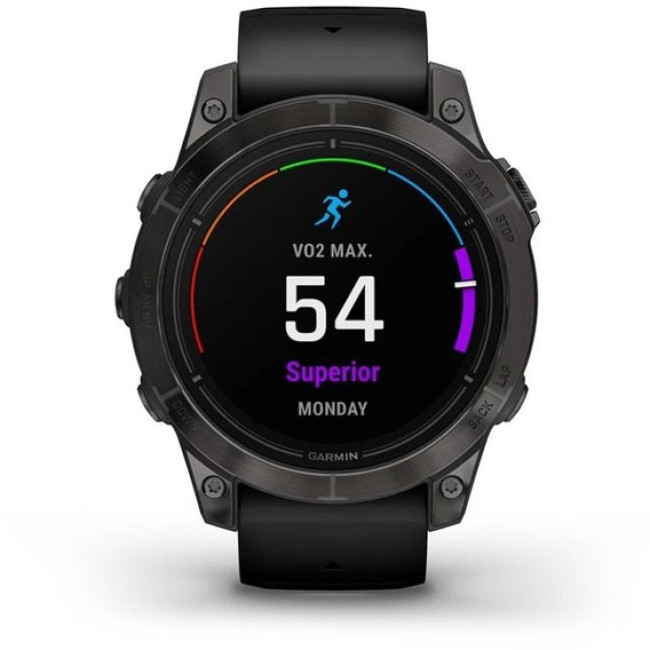 Garmin Epix Pro Gen 2 Sapphire 47mm Carbon G. DLC Tit. with Black Band (010-02803-10/11)