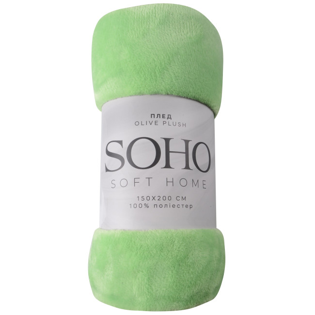 Плед SOHO Olive plush 150*200 см (1209К)