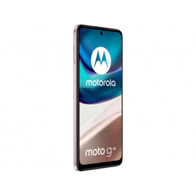 Смаpтфон Motorola Moto G42 4/128GB Metallic Rose (PAU00019)