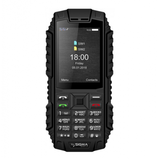 Sigma mobile X-treme DT68 black