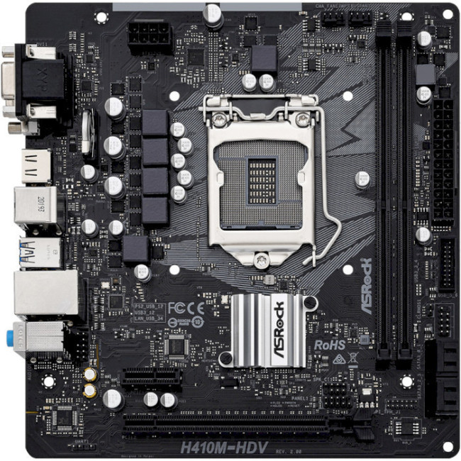 Материнська плата ASRock H410M-HDV R2.0 Socket 1200