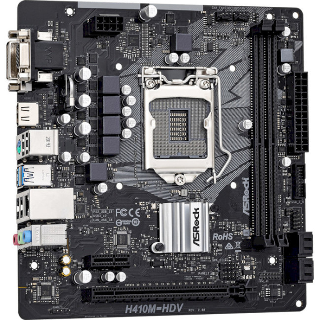 Материнська плата ASRock H410M-HDV R2.0 Socket 1200