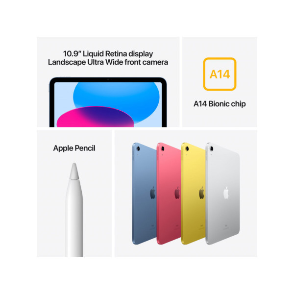 Apple iPad 10.9 2022 Wi-Fi 256GB Blue (MPQ93)