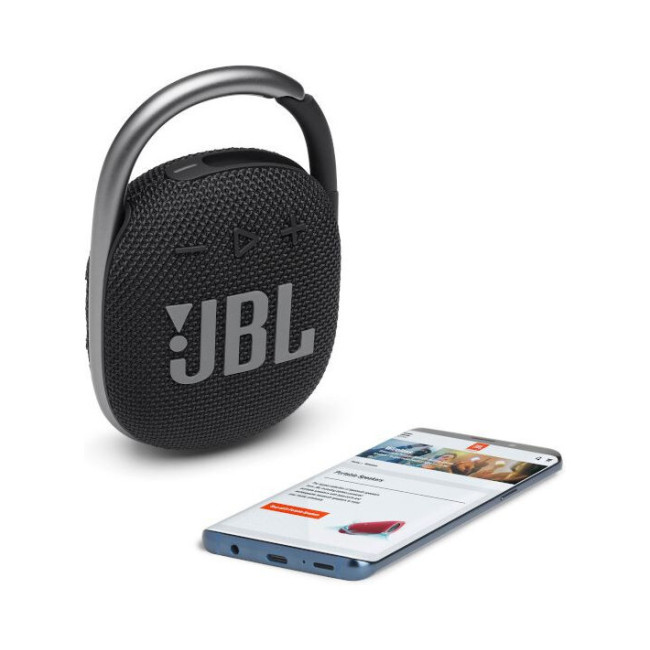 Портативная Bluetooth-колонка JBL Clip 4 Black (JBLCLIP4BLK)