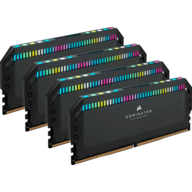 Corsair 64 GB (4x16GB) DDR5 6200 MHz DOMINATOR PLATINUM RGB (CMT64GX5M4B6200C32)