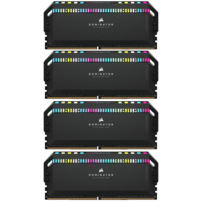 Corsair 64 GB (4x16GB) DDR5 6200 MHz DOMINATOR PLATINUM RGB (CMT64GX5M4B6200C32)