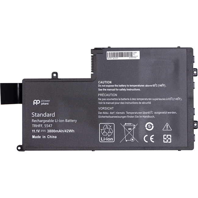 Аккумулятор PowerPlant для ноутбуков DELL Inspiron 15 5547 (TRHFF) 11.1V 3800mAh