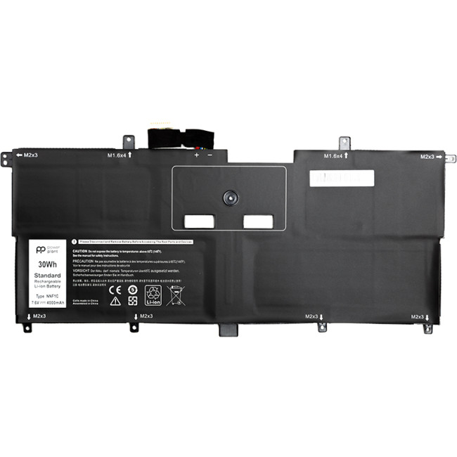 Аккумулятор PowerPlant для ноутбуков DELL XPS 13 9365 (NNF1C) 7.6V 4000mAh