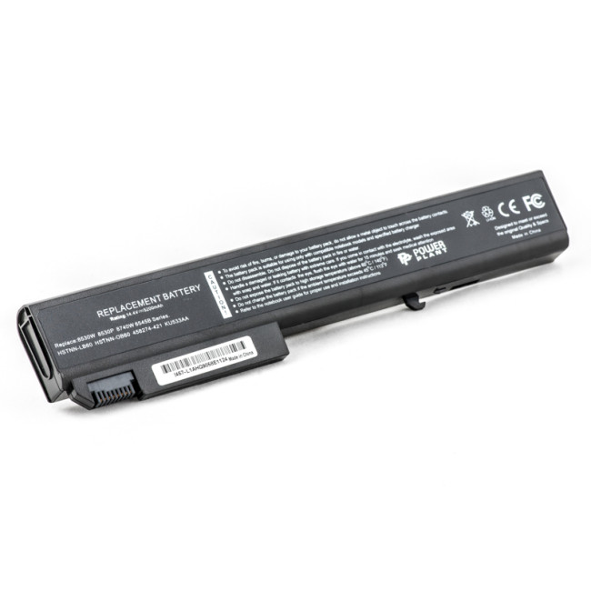 Аккумулятор PowerPlant для ноутбуков HP EliteBook 8530 (HSTNN-LB60, H8530) 14.4V 5200mAh